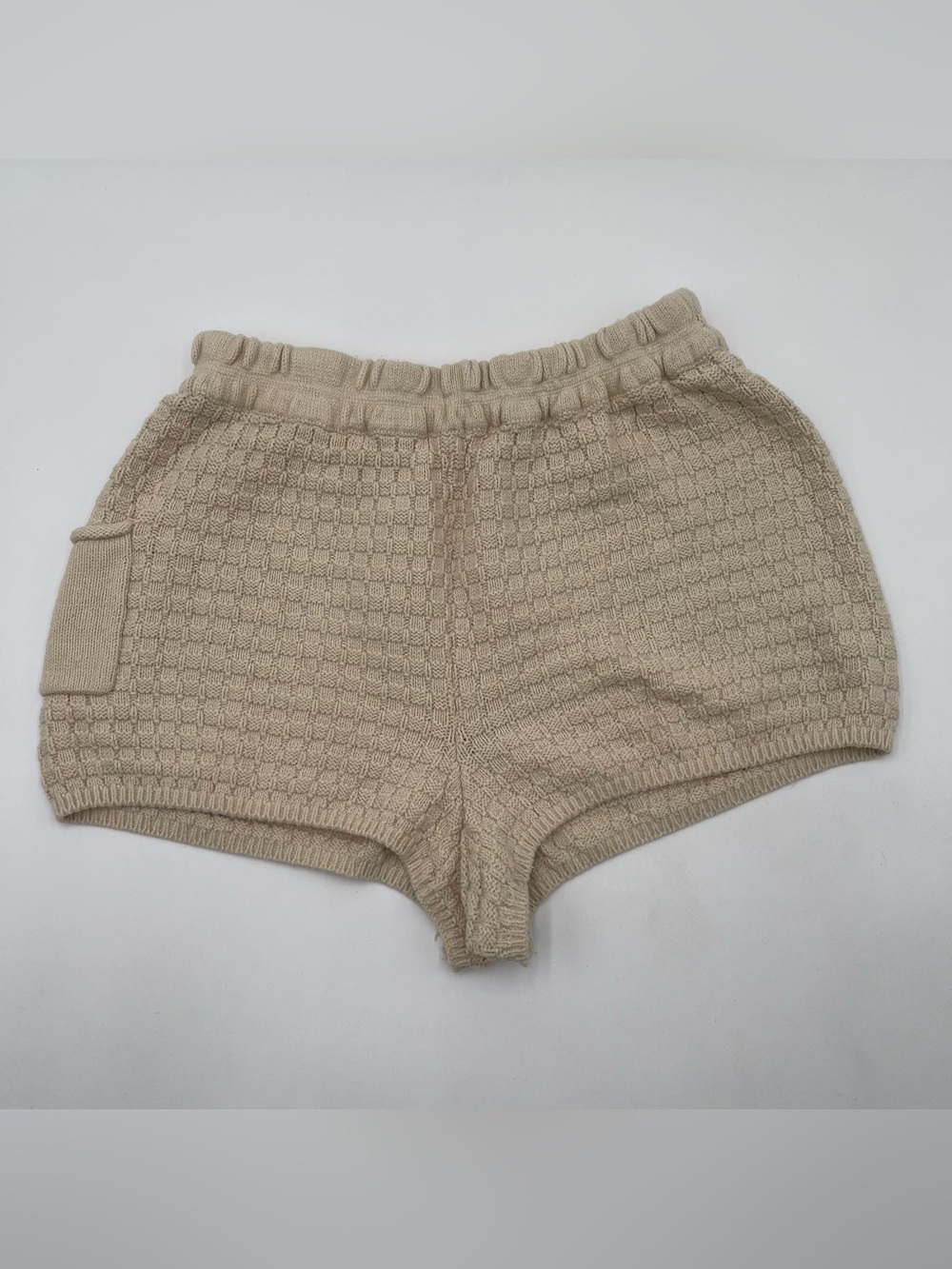 Free People Beach Knit Sweater Shorts Boho Lightweight Loungewear Sz Small
